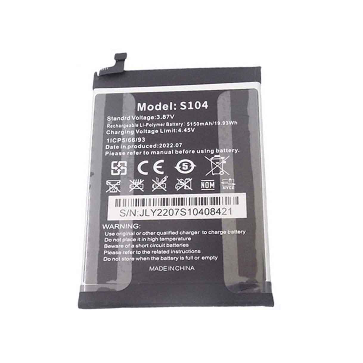Batería para OUKITEL K3-PLUS-(1ICP6/67/oukitel-s104
